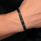 Bracciale Uomo Diamonds Nero SAUK01