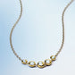 Collana Tesori Eterni Dorata con Topazi SAXN01