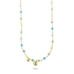 Collana Dorata con Pietre Multicolor CL-015 M2 AU