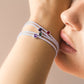 Bracciale Tennis con Zirconi Bianchi e Zaffiro EVBR06000003