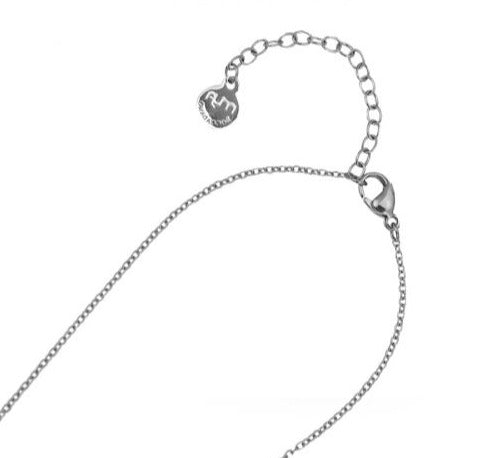 Collana con Cuore Bermuda Blu AG/GR23