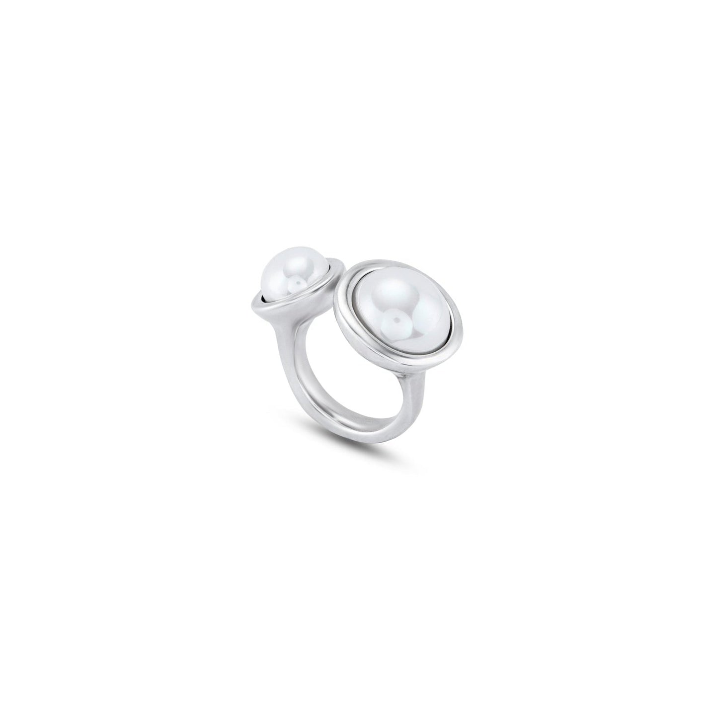 Anello Argentato Sterling con Perle ANI0801BPLMTL