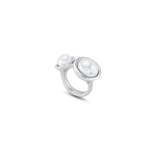 Anello Argentato Sterling con Perle ANI0801BPLMTL