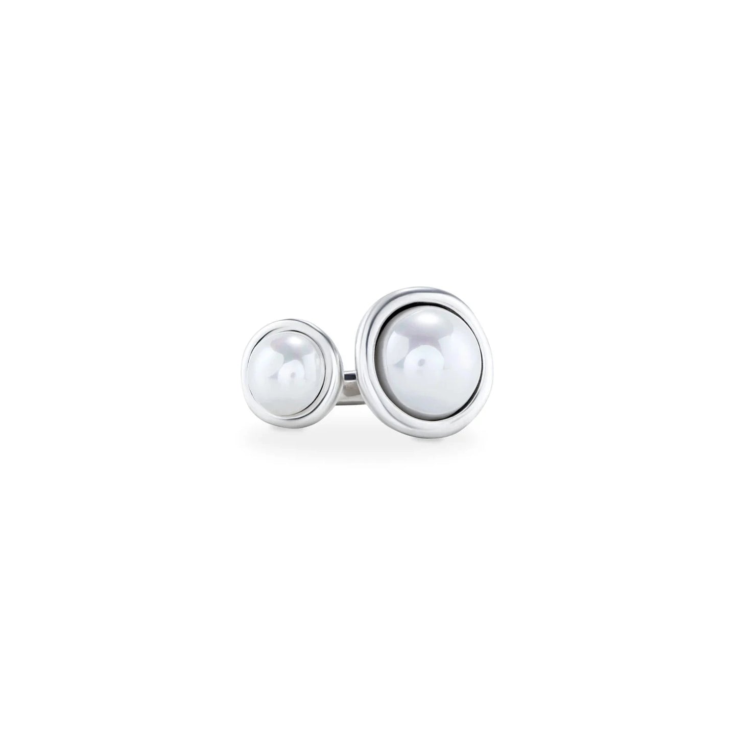 Anello Argentato Sterling con Perle ANI0801BPLMTL