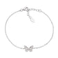 Bracciale Farfalla in Argento con Zirconi BRBUBBZ3