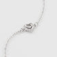 Bracciale Due Cuori con Zirconi Bianchi BRCBBZ3