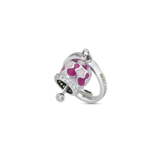 Anello con Campanella Portafortuna Fucsia e Rosa CL/AN04