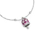 Bracciale con Campanella Portafortuna Fucsia e Rosa CL/BR04