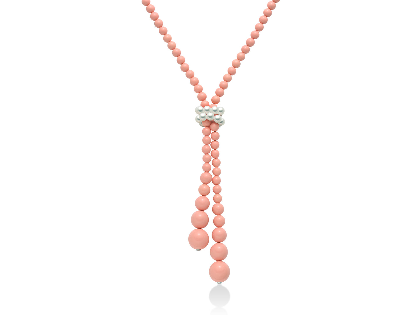 Collana Terra e Mera con Perle Rosa 6mm 8mm 10mm 12mm 14mm CLD3657