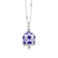 Collana Campanella con Cuori Viola e Zirconi CL/GR02