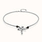 Collana Corta Argentata Sterling con Libellula Centrale COL1960MTL0000U