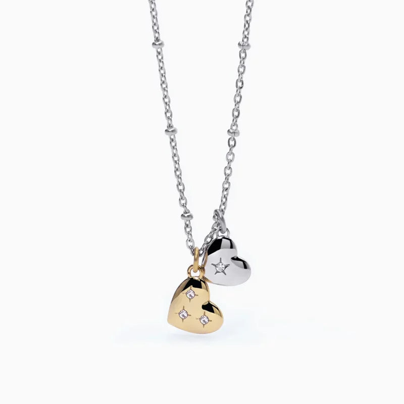 Collana con Cuori e Cristalli 251821