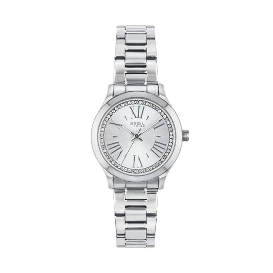 Orologio Donna Abby Acciaio e Bianco EW0652