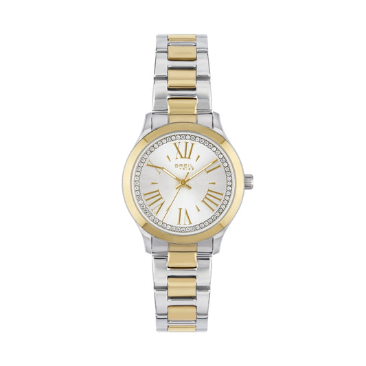 Orologio Donna Abby Acciaio, Dorato e Bianco EW0653