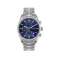 Orologio Uomo Captain Acciaio e Blu EW0692