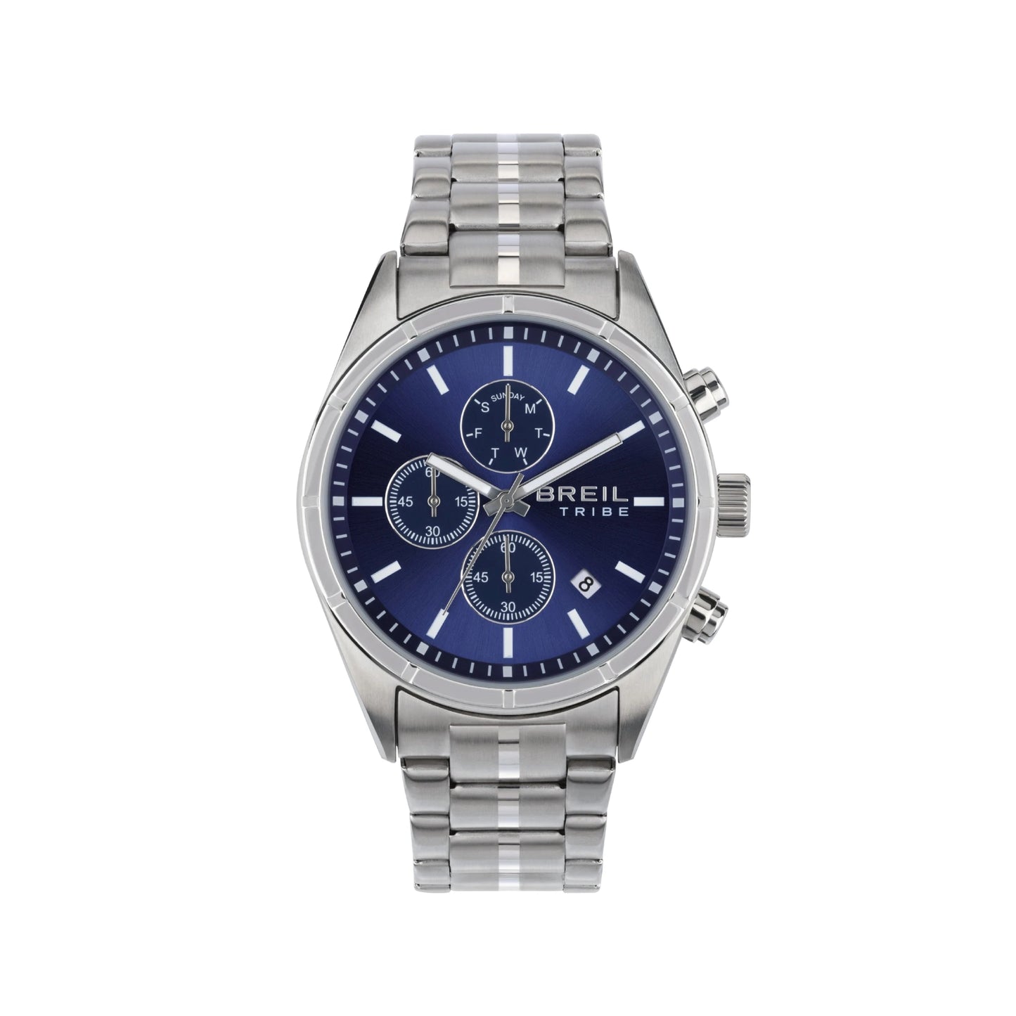 Orologio Uomo Captain Acciaio e Blu EW0692