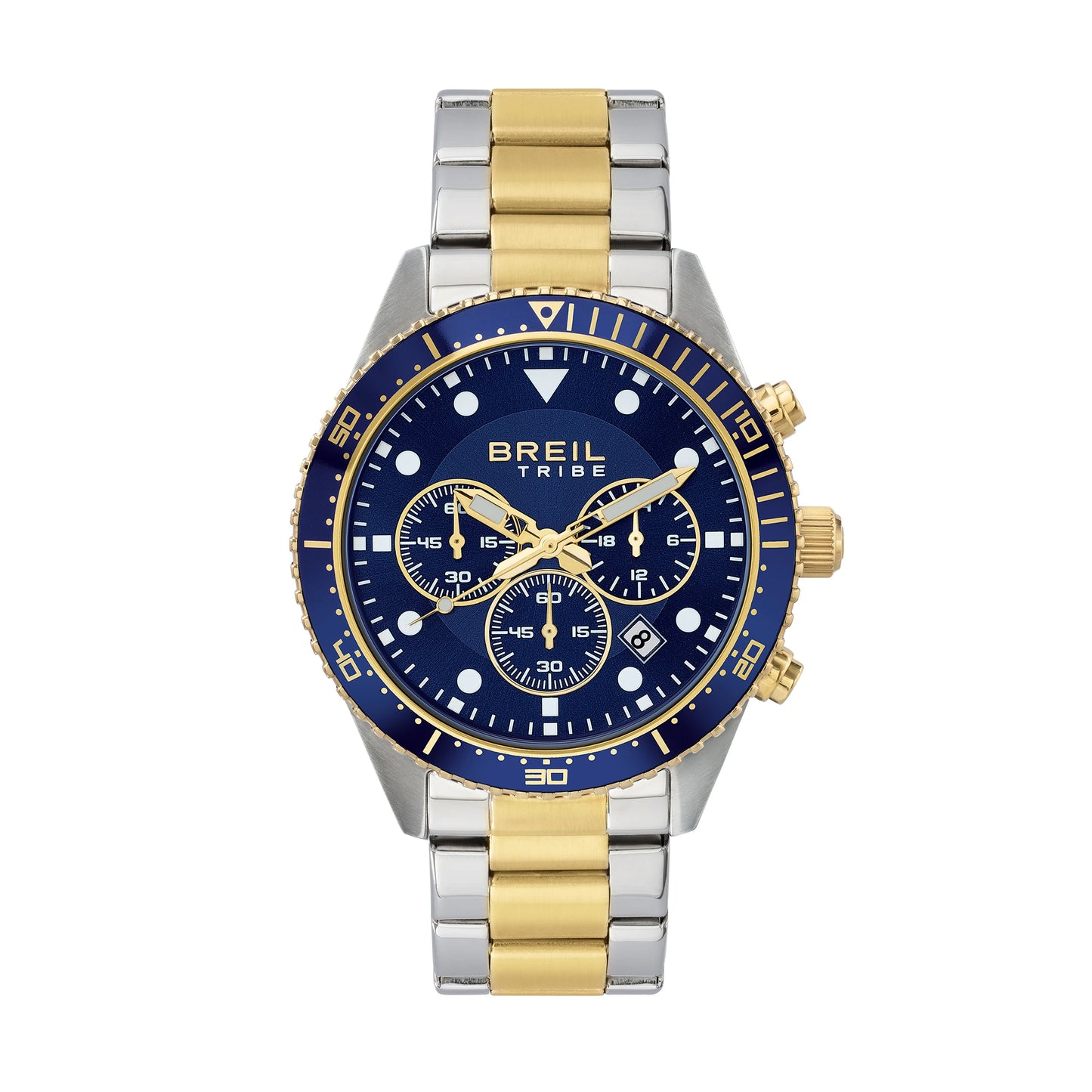 Orologio Uomo Sail Chrono Acciaio, Dorato e Blu EW0744