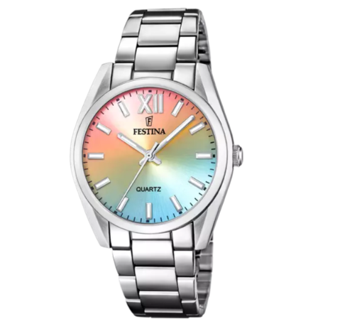 Reloj Mujer Acero y Multicolor F20622/H