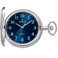 Reloj de bolsillo para hombre de acero y azul F2021/2