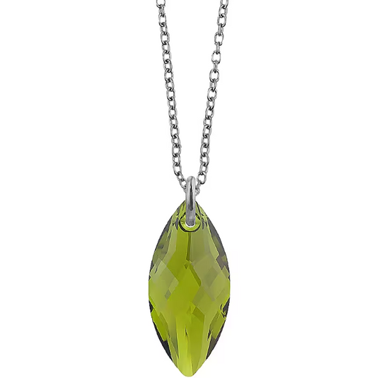 Collana Allegra con Cristallo Olivine AG/GR03