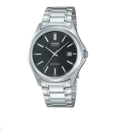 Reloj para Hombre en Acero y Negro MTP-1183PA-1AEG 