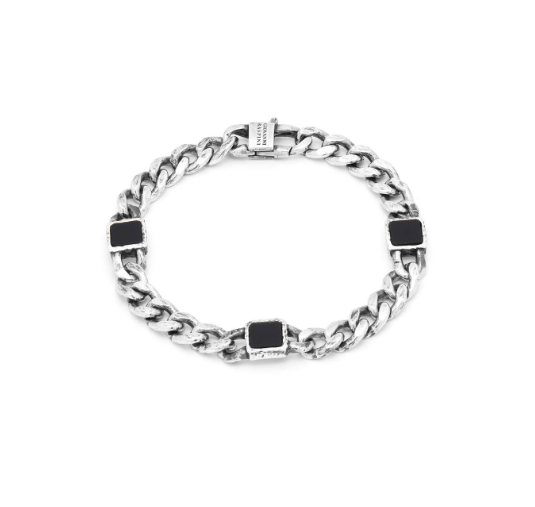 Bracciale Uomo Grumetta Onice 11337