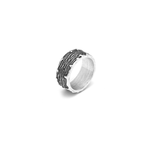 Anillo Hombre Banda Rayada 11320