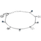 Bracciale con Cristalli Blu e Stelle FL/BR01