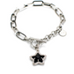 Bracciale con Stella, Zirconi e Pietra Nera MY/BR36