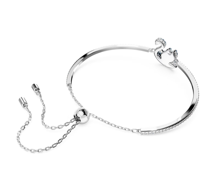 Bracciale Rigido Iconic Swan Blu Ghiaccio 5660595