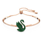 Bracciale Rigido Iconic Swan Verde 5650065