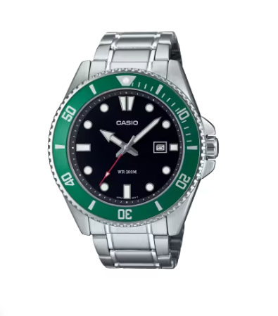 Orologio Uomo Acciaio, Verde e Nero MDV-107D-3AVEF