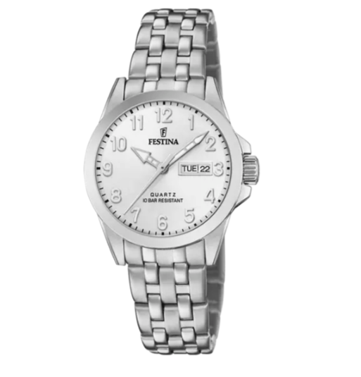 Orologio Donna Classics Acciaio e Bianco F20455/1