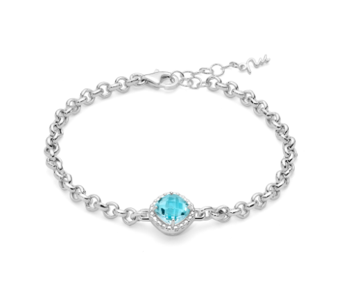 Bracciale Gemma del Cielo con Topazio BRD960