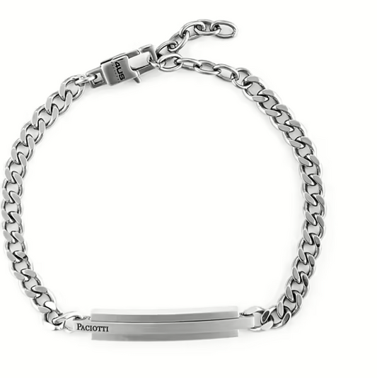 Bracciale Uomo 4US in Acciaio con Targa 4UBR6151