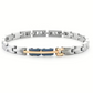 Bracciale Uomo 4US in Acciaio, Rosato e Ceramica Blu 4UBR6187