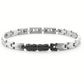 Bracciale Uomo 4US in Acciaio e Nero 4UBR6188