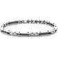 Bracciale Uomo 4US in Acciaio e Ceramica Nera 4UBR6189