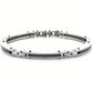 Bracciale Uomo 4US in Acciaio e Ceramica Nera 4UBR6192