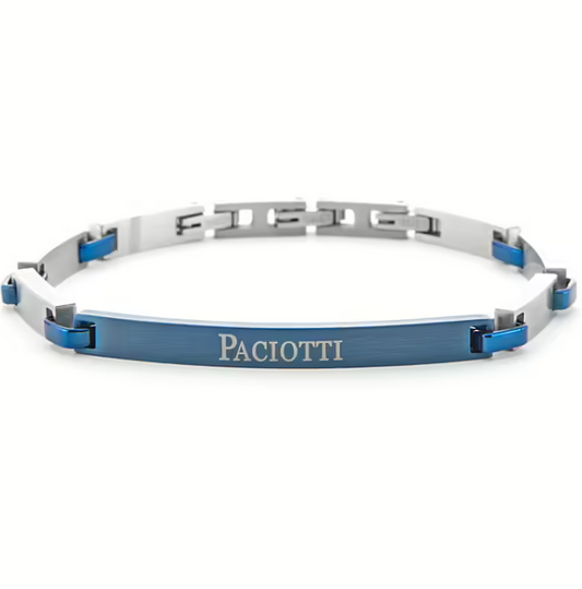 Bracciale Uomo 4US in Acciaio e Pvd Blu 4UBR6180