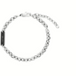 Bracciale Uomo 4US in Acciaio e Pvd Nero 4UBR6144