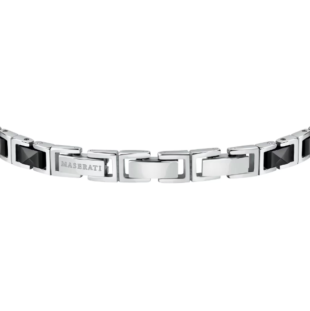 Bracciale Uomo Jewels Acciaio e Nero JM420ATI07