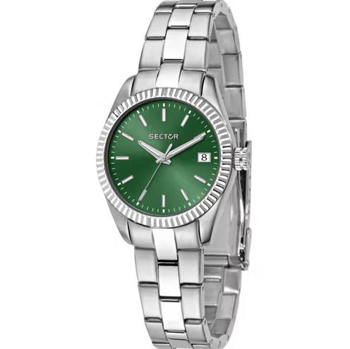 Orologio Donna 240 Acciaio e Verde R3253240508