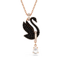 Pendente Swan Nero 5678045