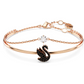 Bracciale Rigido Swan Nero 5678048