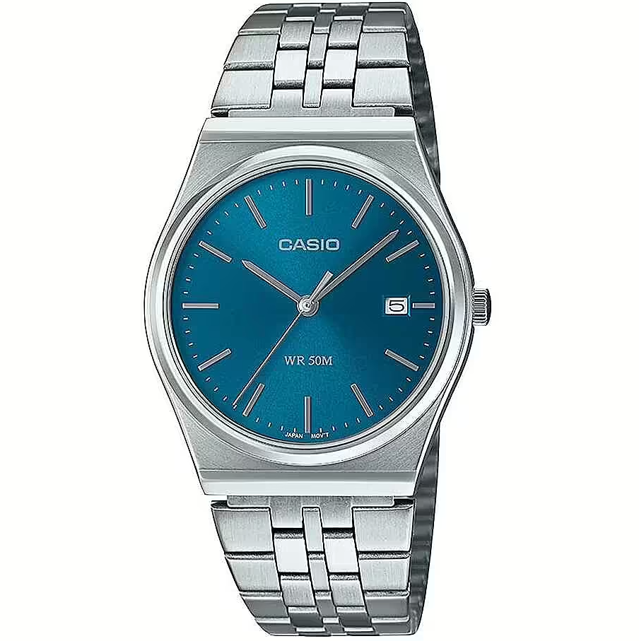 Orologio Uomo acciaio e Blu MTP-B145D-2A2VEF