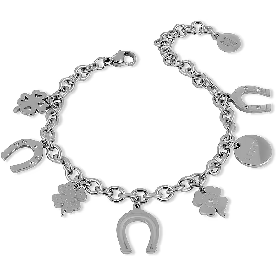 Bracciale Piccoli Tesori con Quadrifoglio e Ferro di Cavallo PI/BR83