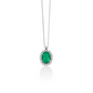Collana con Diamanti e Smeraldo CLD4101
