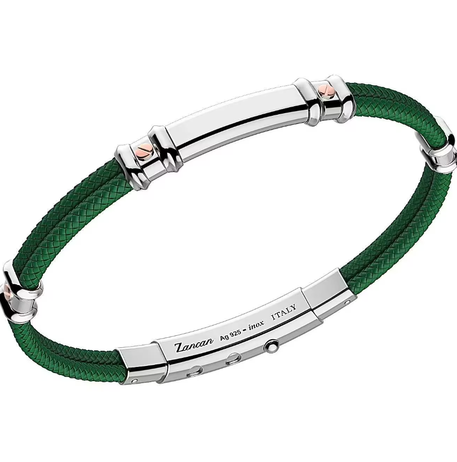 Bracciale Uomo Robikevlar Acciaio e Verde EXB577R-VR