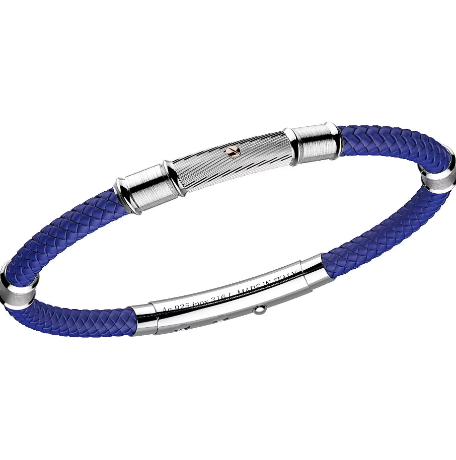 Bracciale Uomo Robikevlar Acciaio e Blu EXB584R-BL